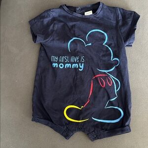 Disney Baby Navy Romper